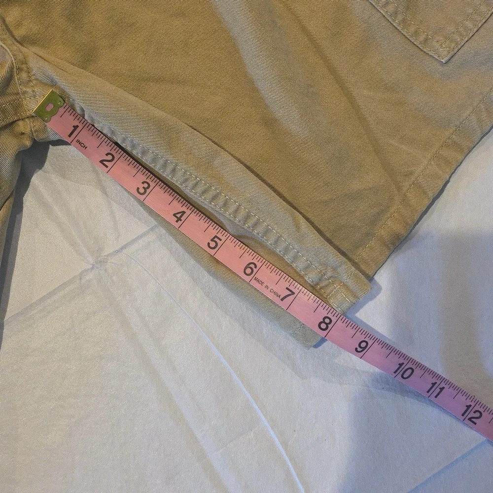 Polo Jeans Co. Men's Vintage Y2K Beige Flat Front‎ Cargo 8